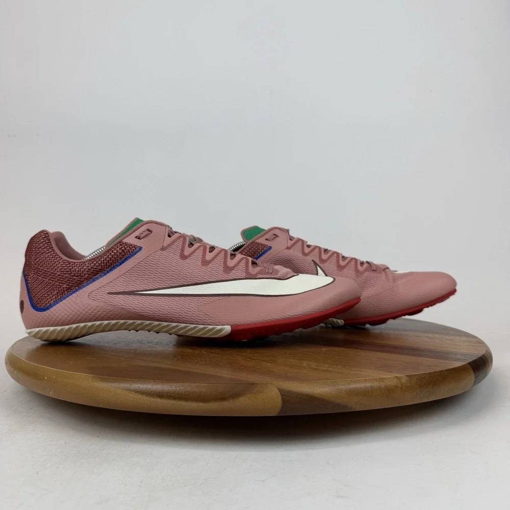 New NIB Mens Nike Zoom Rival Sprint All Red Starburst Track Shoes Size 14 D